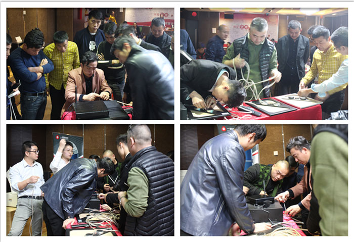 合作伙伴現(xiàn)場踴躍參與實操